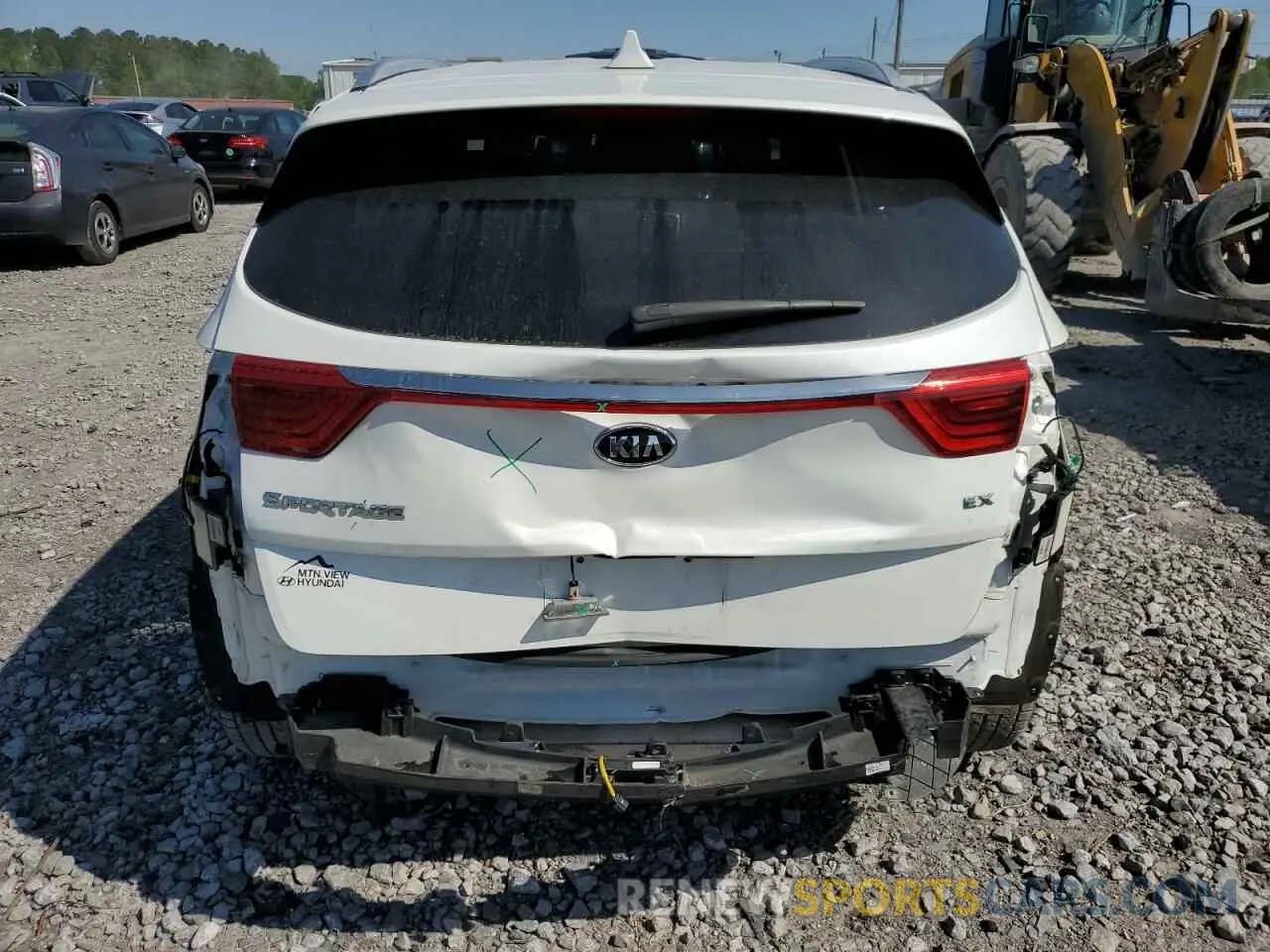 6 Photograph of a damaged car KNDPN3AC8K7560353 KIA SPORTAGE 2019