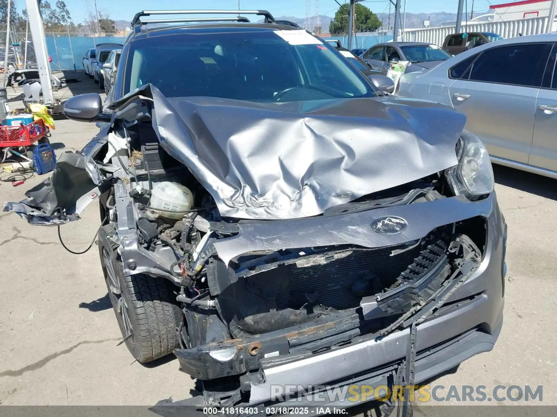 6 Photograph of a damaged car KNDPN3AC9K7560393 KIA SPORTAGE 2019