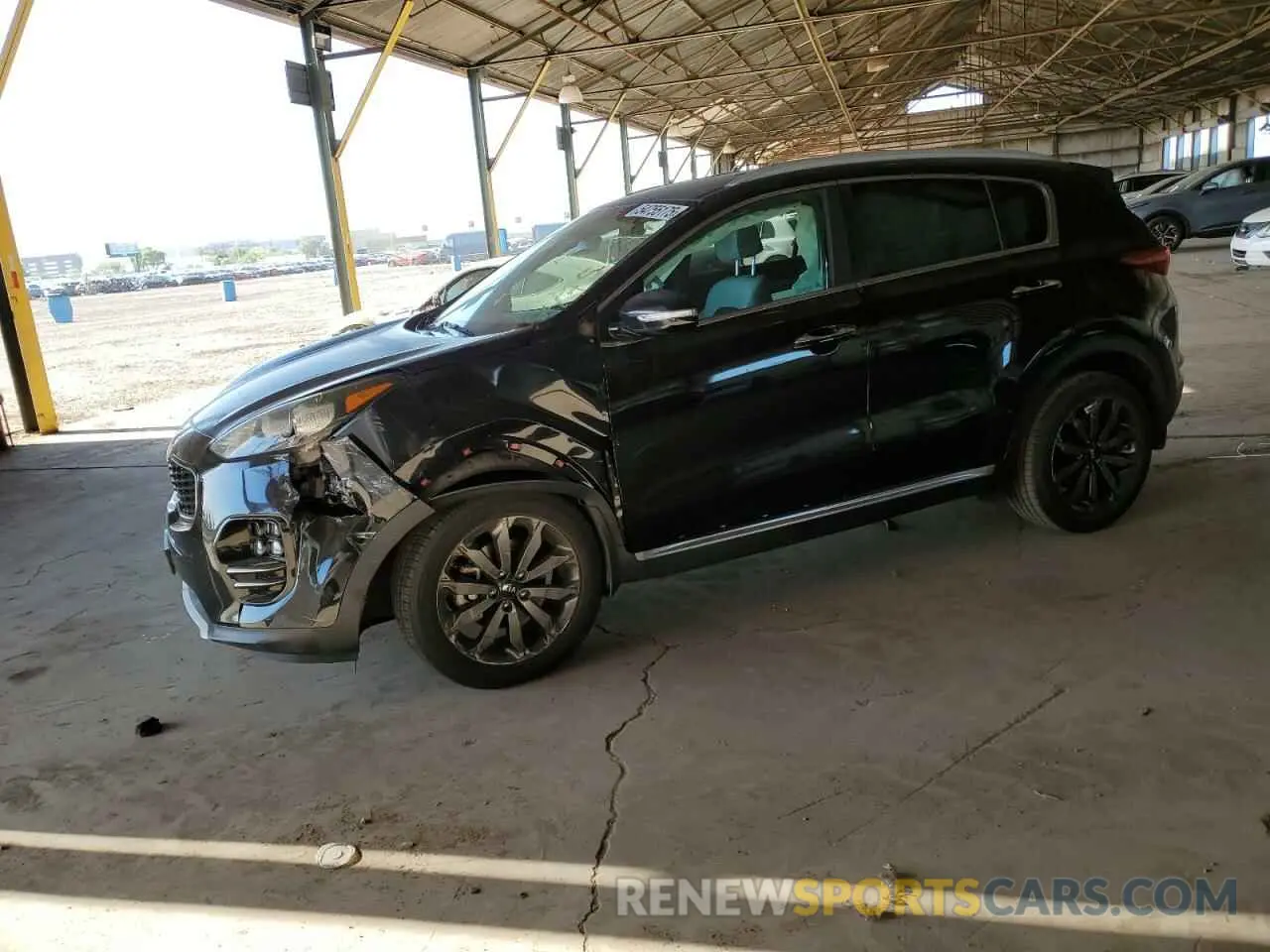 1 Photograph of a damaged car KNDPN3AC9K7561270 KIA SPORTAGE 2019