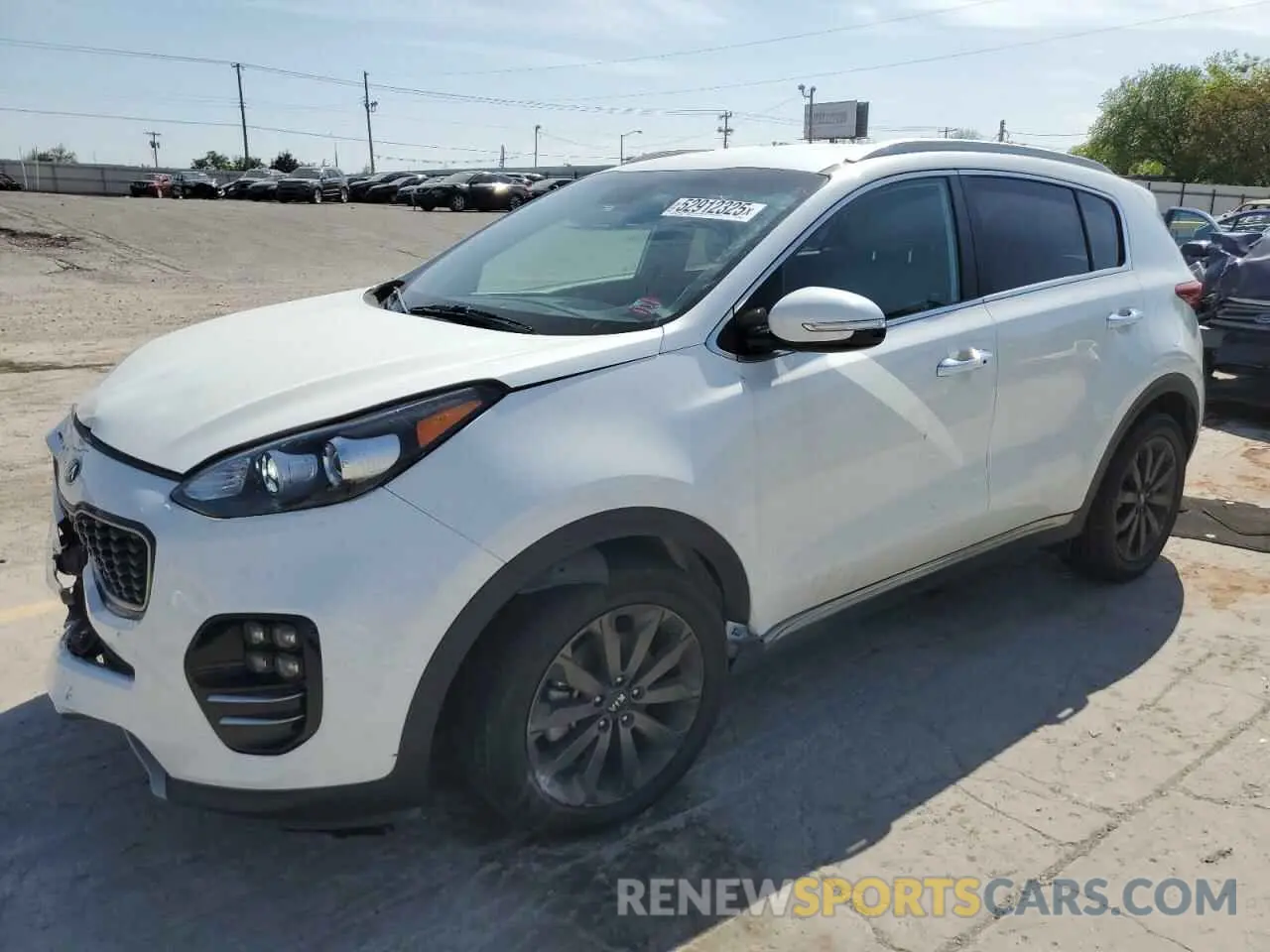 1 Photograph of a damaged car KNDPN3AC9K7602206 KIA SPORTAGE 2019