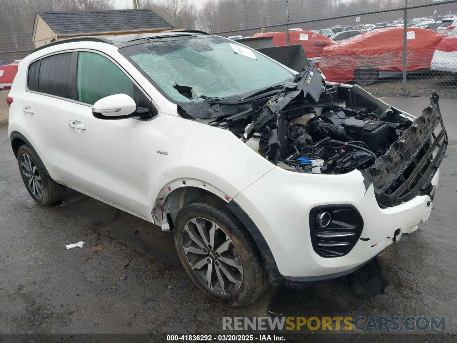 1 Photograph of a damaged car KNDPNCAC0K7534426 KIA SPORTAGE 2019