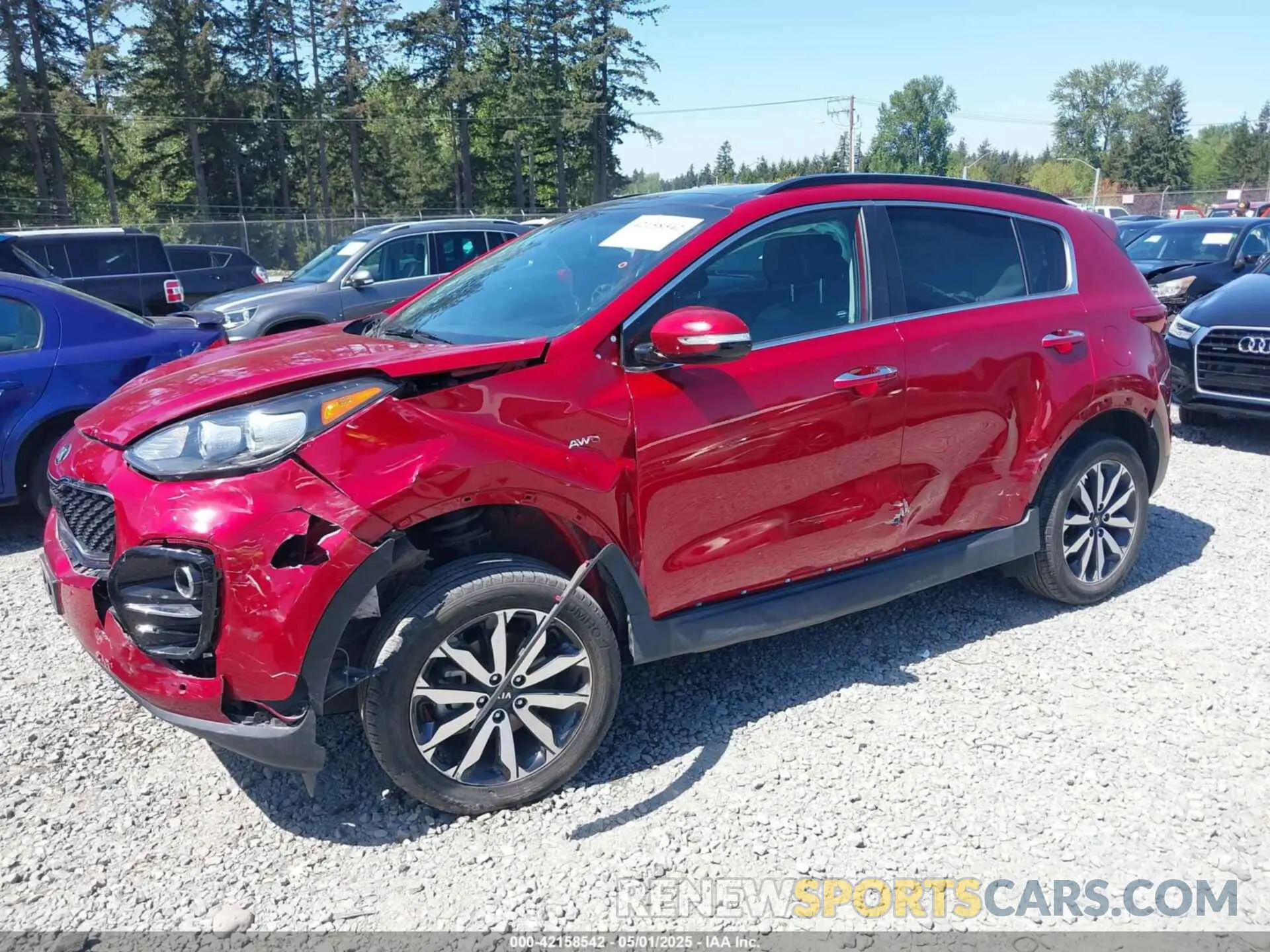 2 Photograph of a damaged car KNDPNCAC1K7544253 KIA SPORTAGE 2019