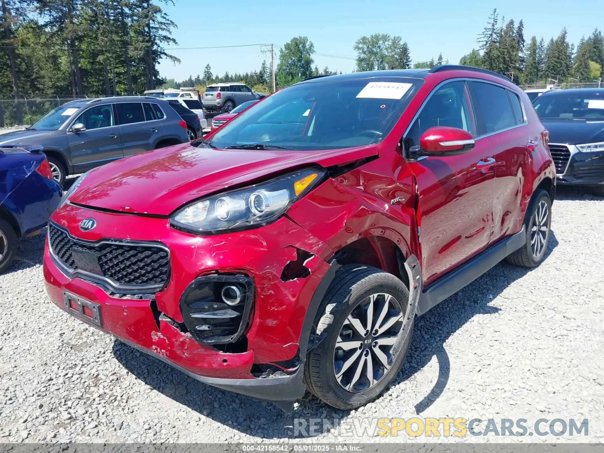 6 Photograph of a damaged car KNDPNCAC1K7544253 KIA SPORTAGE 2019