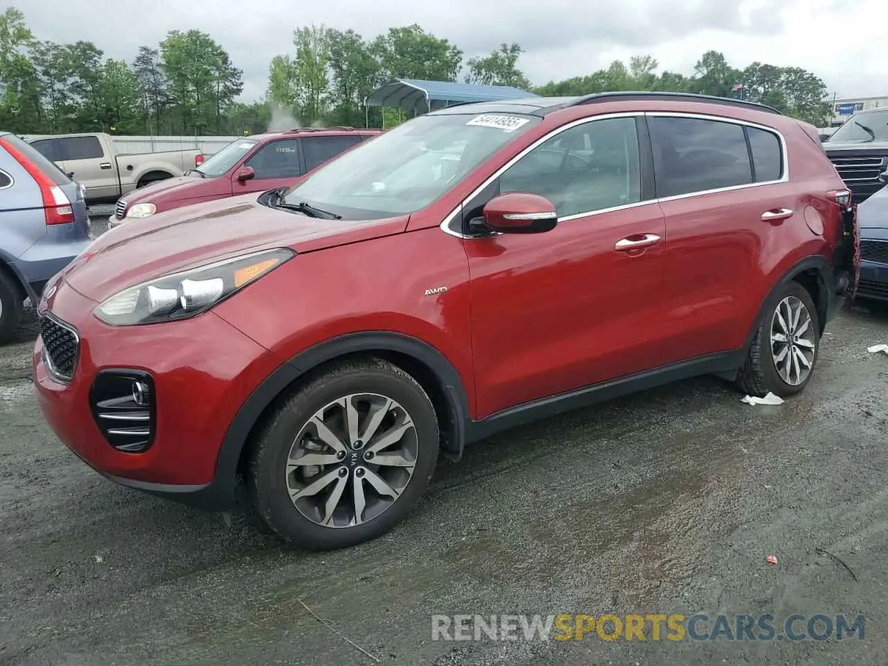 1 Photograph of a damaged car KNDPNCAC1K7548870 KIA SPORTAGE 2019
