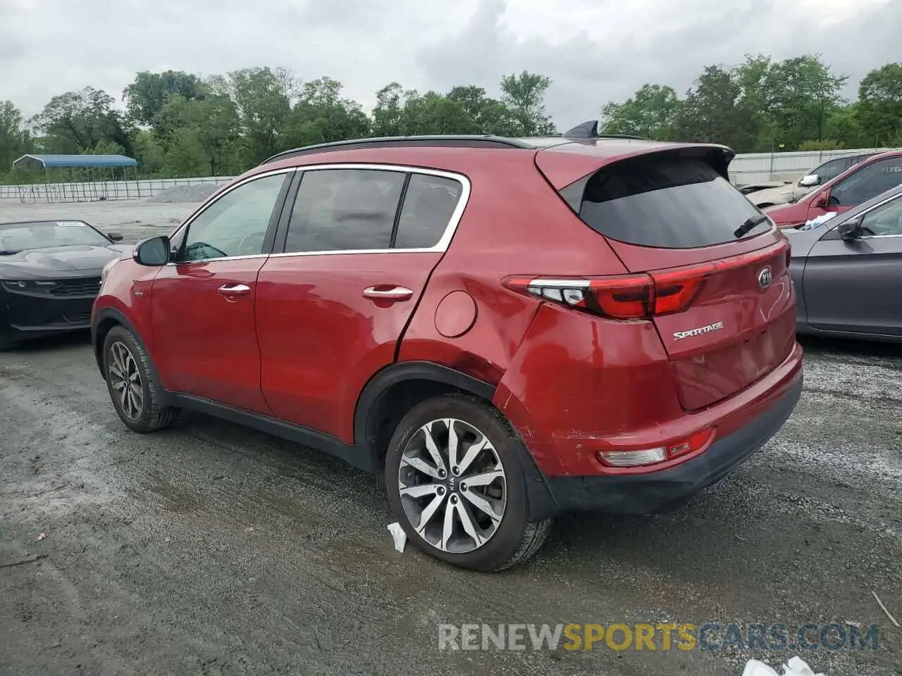2 Photograph of a damaged car KNDPNCAC1K7548870 KIA SPORTAGE 2019