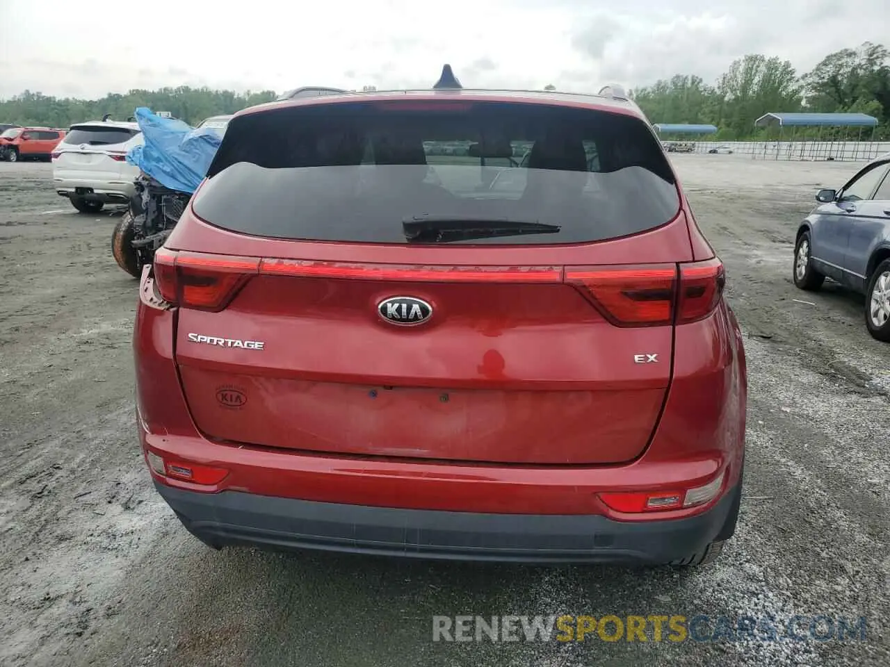 6 Photograph of a damaged car KNDPNCAC1K7548870 KIA SPORTAGE 2019
