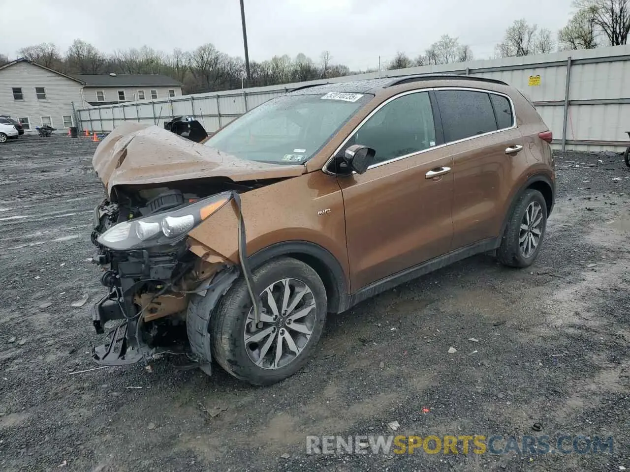 1 Photograph of a damaged car KNDPNCAC3K7500948 KIA SPORTAGE 2019