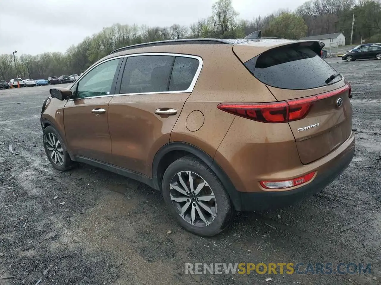 2 Photograph of a damaged car KNDPNCAC3K7500948 KIA SPORTAGE 2019