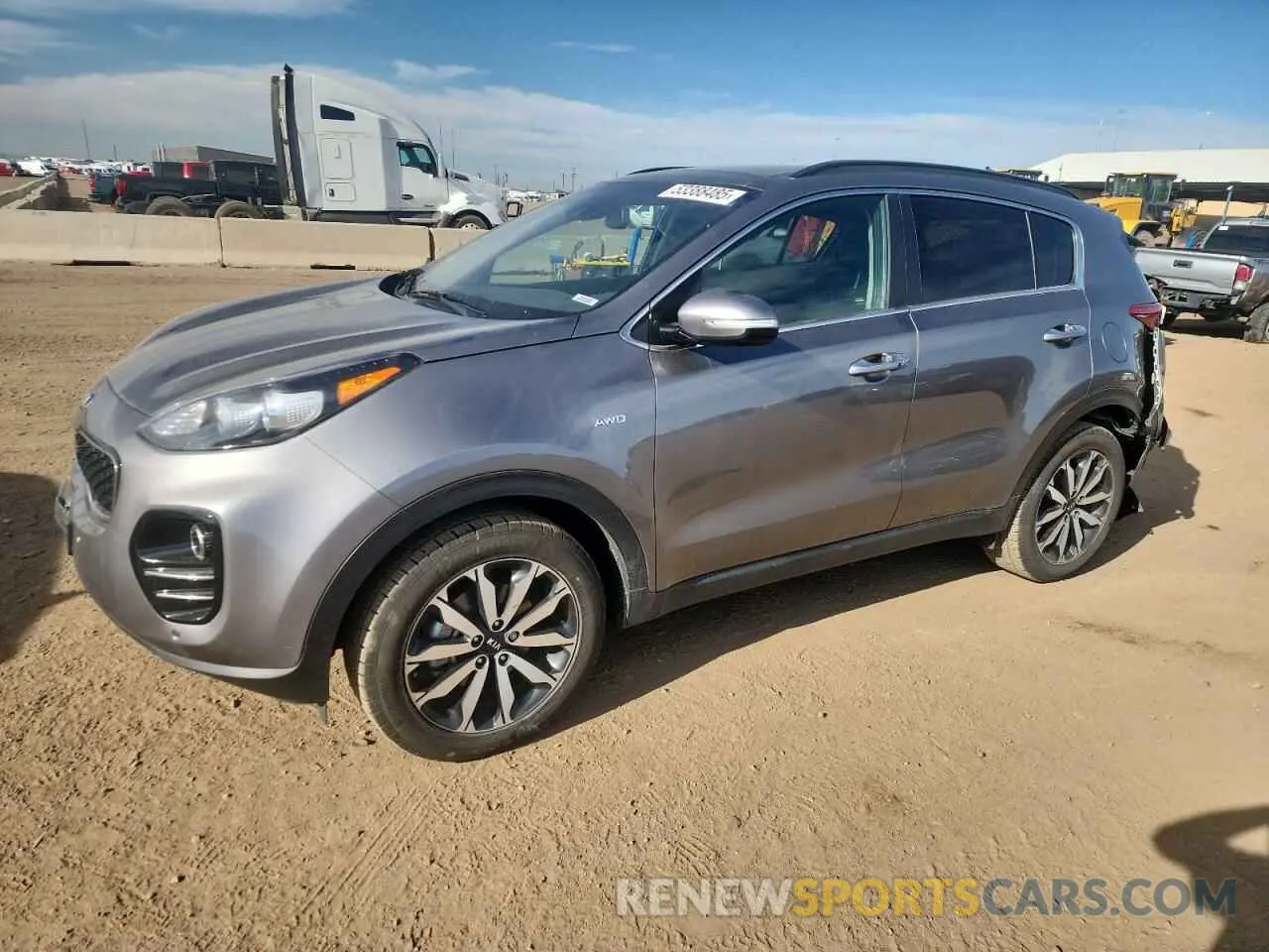 1 Photograph of a damaged car KNDPNCAC3K7547199 KIA SPORTAGE 2019