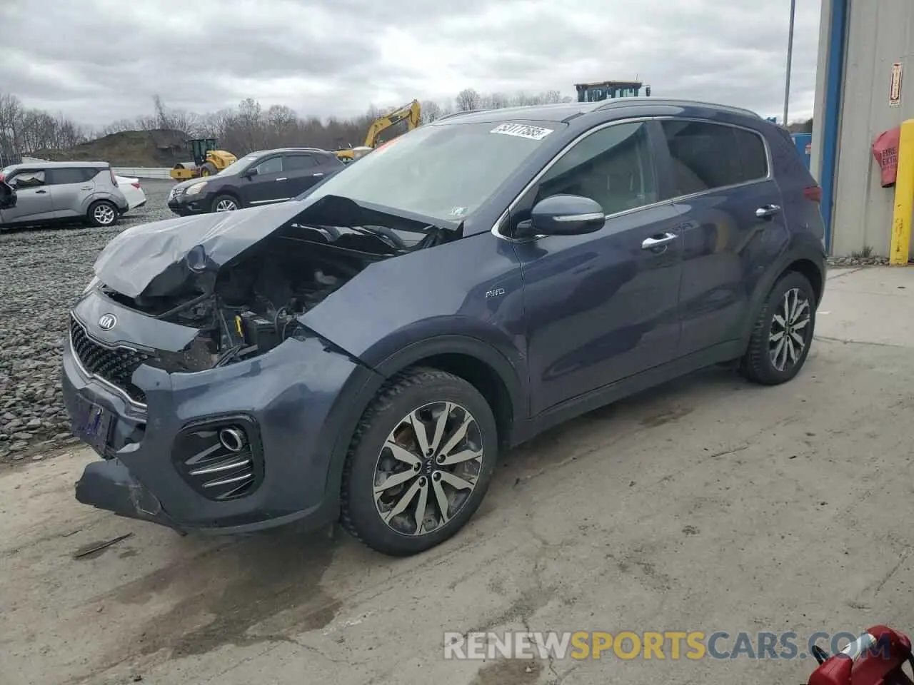 1 Photograph of a damaged car KNDPNCAC4K7499762 KIA SPORTAGE 2019