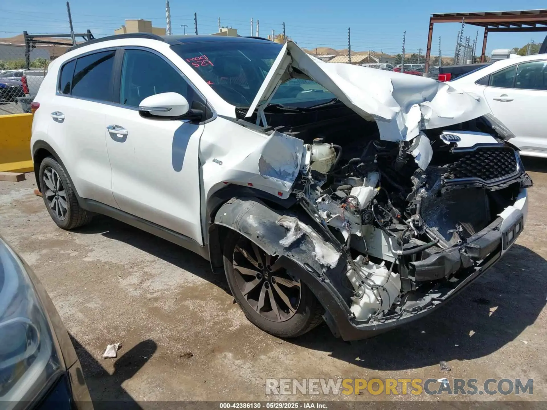 1 Photograph of a damaged car KNDPNCAC4K7507973 KIA SPORTAGE 2019