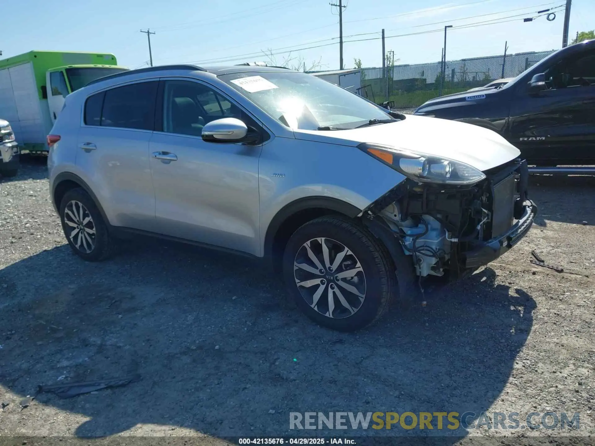 1 Photograph of a damaged car KNDPNCAC4K7535031 KIA SPORTAGE 2019