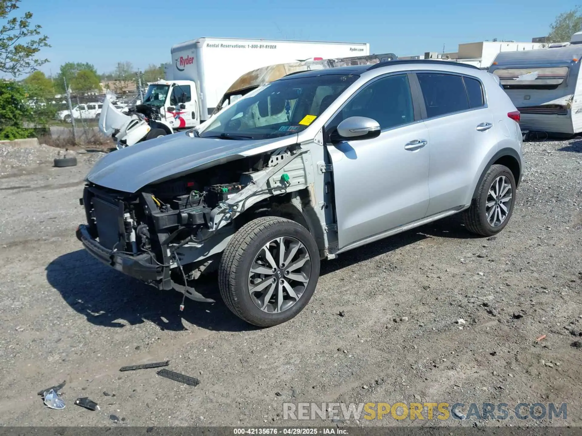2 Photograph of a damaged car KNDPNCAC4K7535031 KIA SPORTAGE 2019