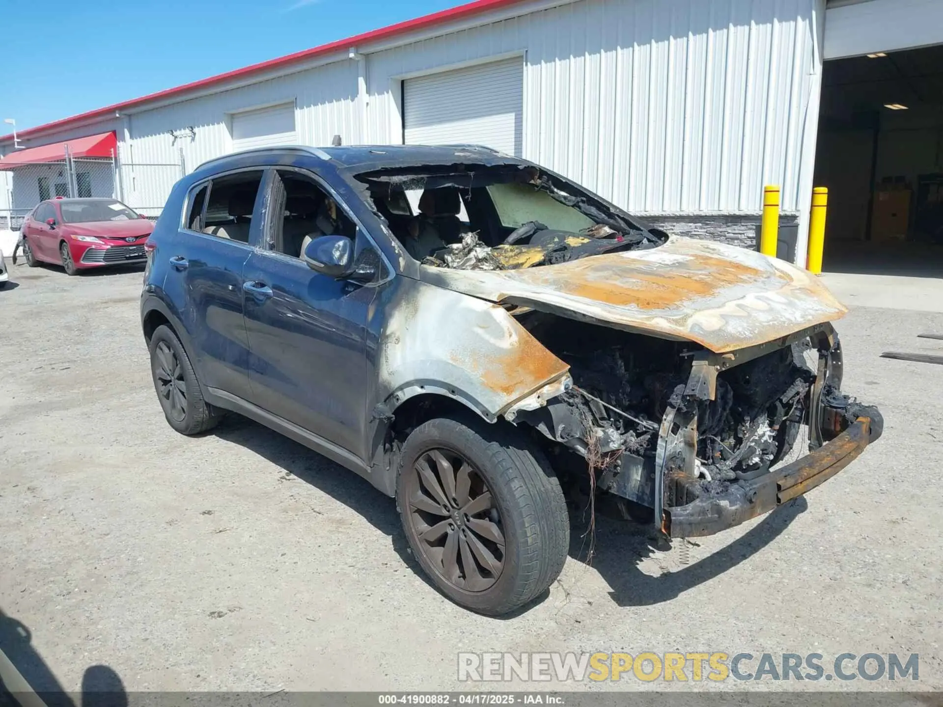 1 Photograph of a damaged car KNDPNCAC8K7539776 KIA SPORTAGE 2019
