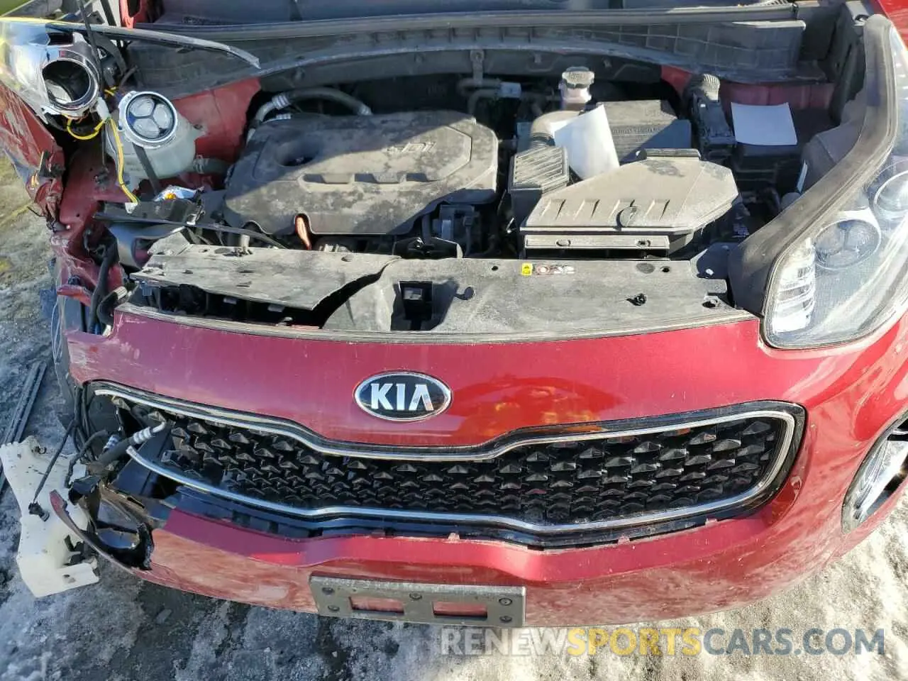 12 Photograph of a damaged car KNDPNCAC9K7500663 KIA SPORTAGE 2019