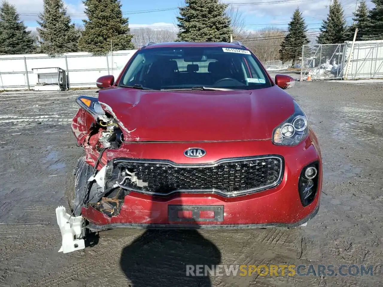 5 Photograph of a damaged car KNDPNCAC9K7500663 KIA SPORTAGE 2019