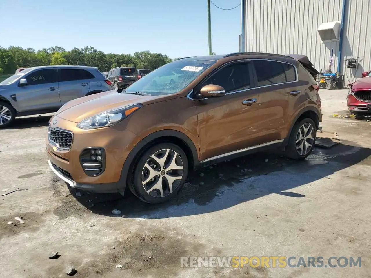 1 Photograph of a damaged car KNDPR3A63K7533818 KIA SPORTAGE 2019