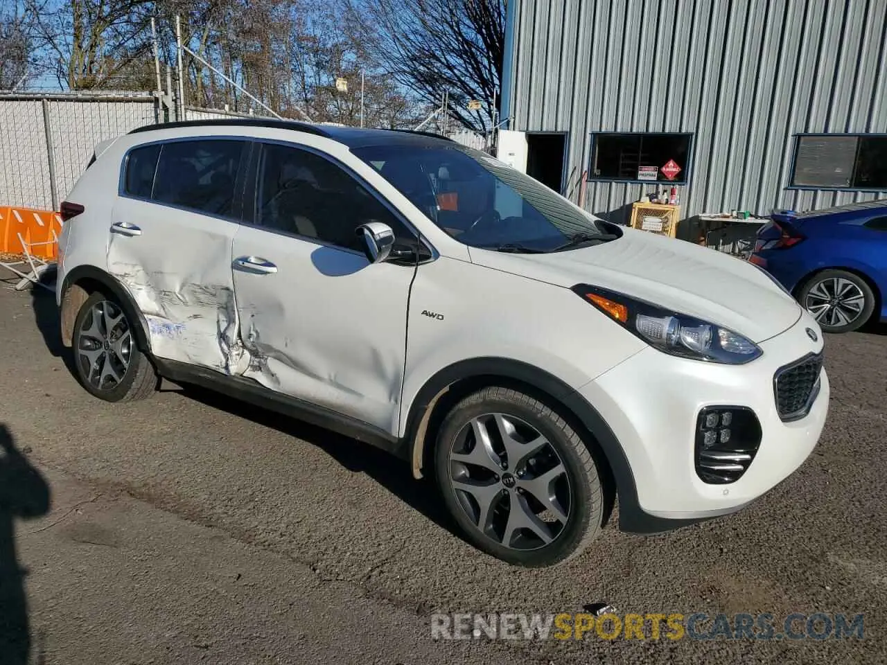 4 Photograph of a damaged car KNDPRCA66K7506550 KIA SPORTAGE 2019