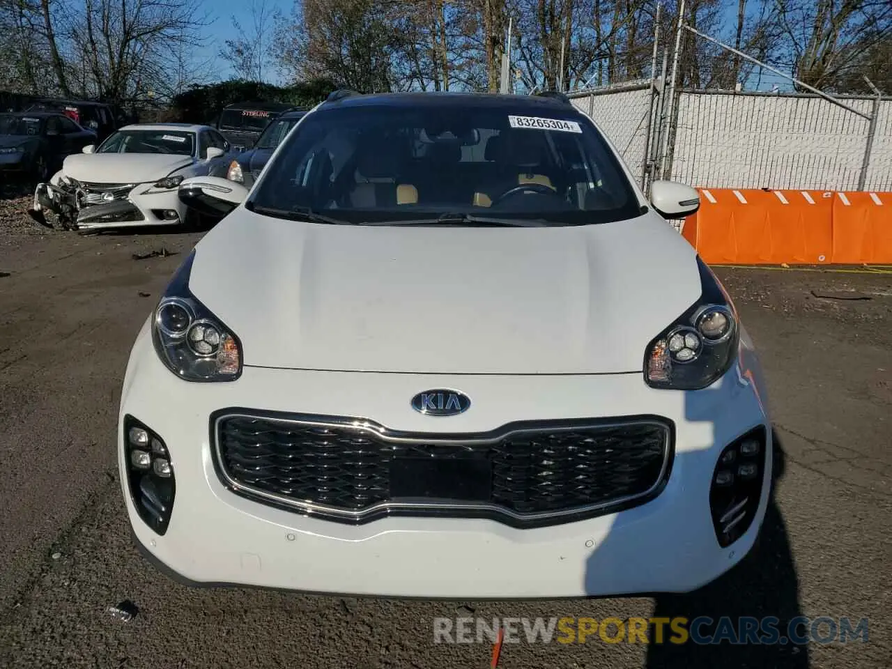 5 Photograph of a damaged car KNDPRCA66K7506550 KIA SPORTAGE 2019