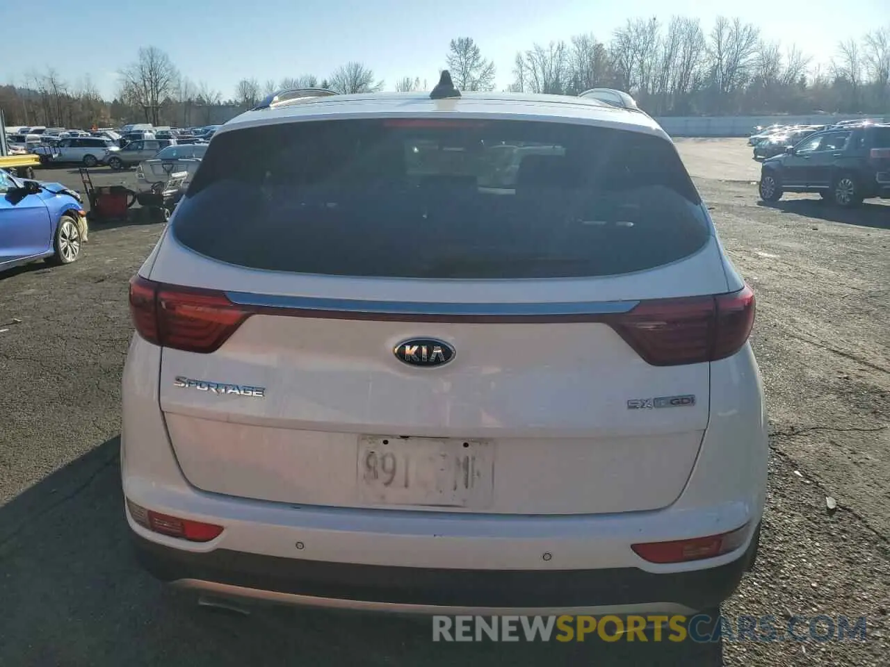 6 Photograph of a damaged car KNDPRCA66K7506550 KIA SPORTAGE 2019