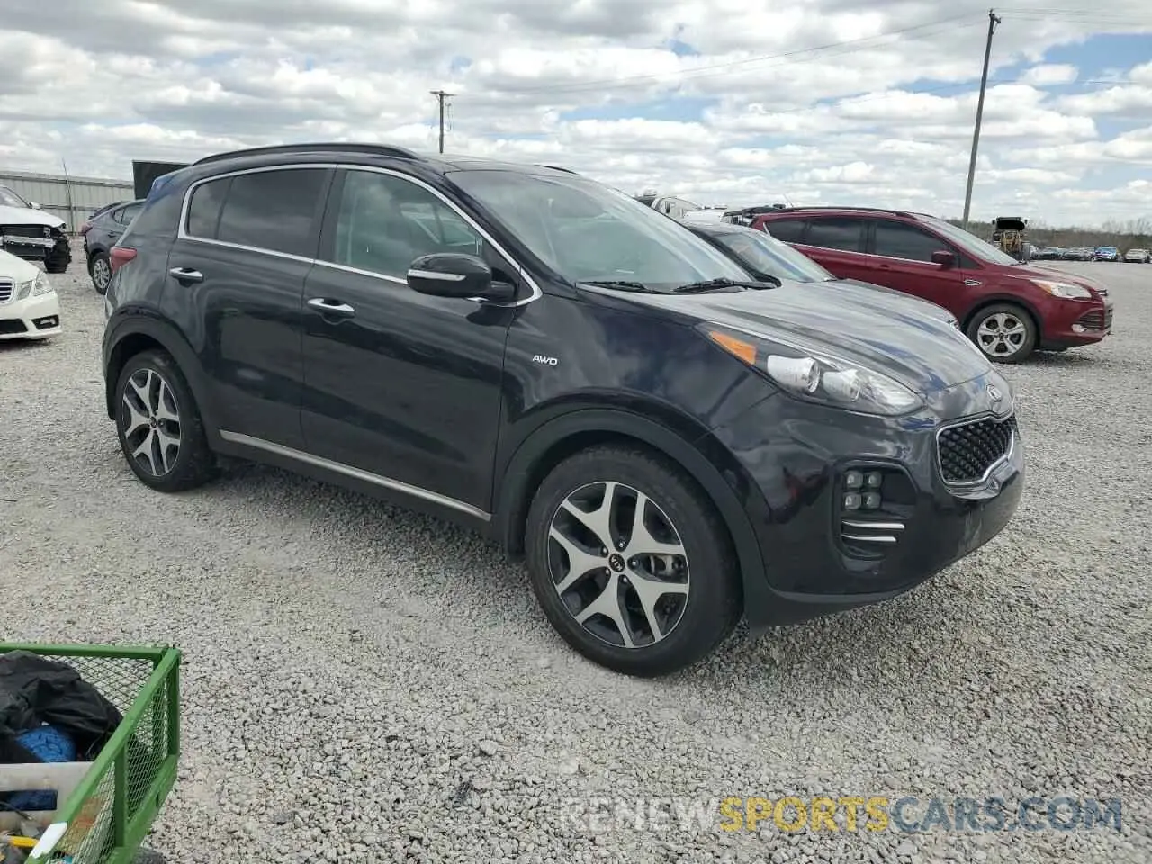 4 Photograph of a damaged car KNDPRCA67K7580480 KIA SPORTAGE 2019