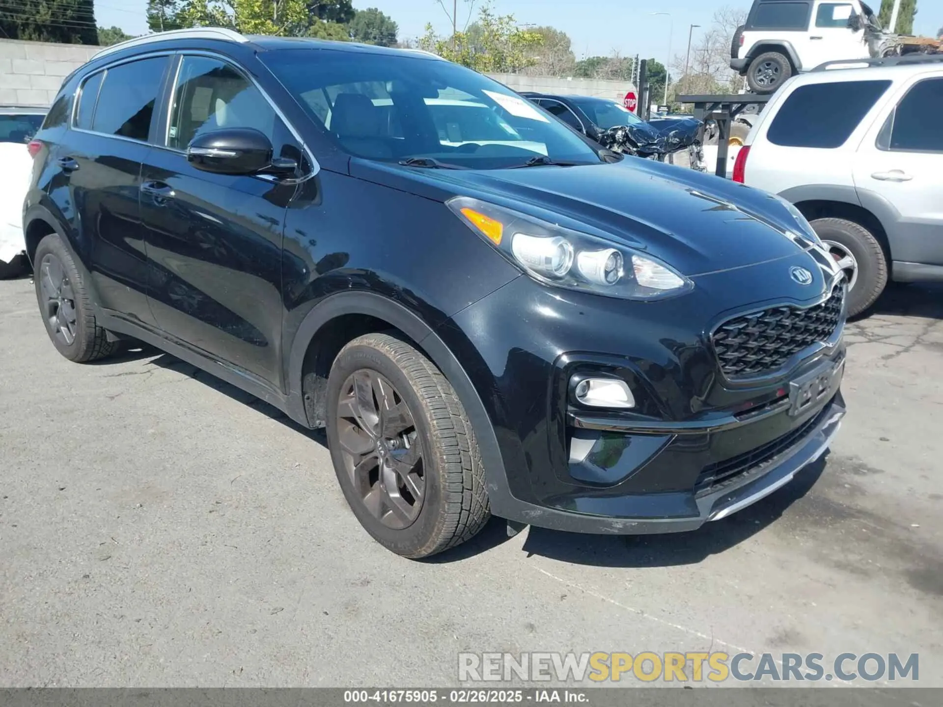 1 Photograph of a damaged car KNDP63AC0L7691095 KIA SPORTAGE 2020