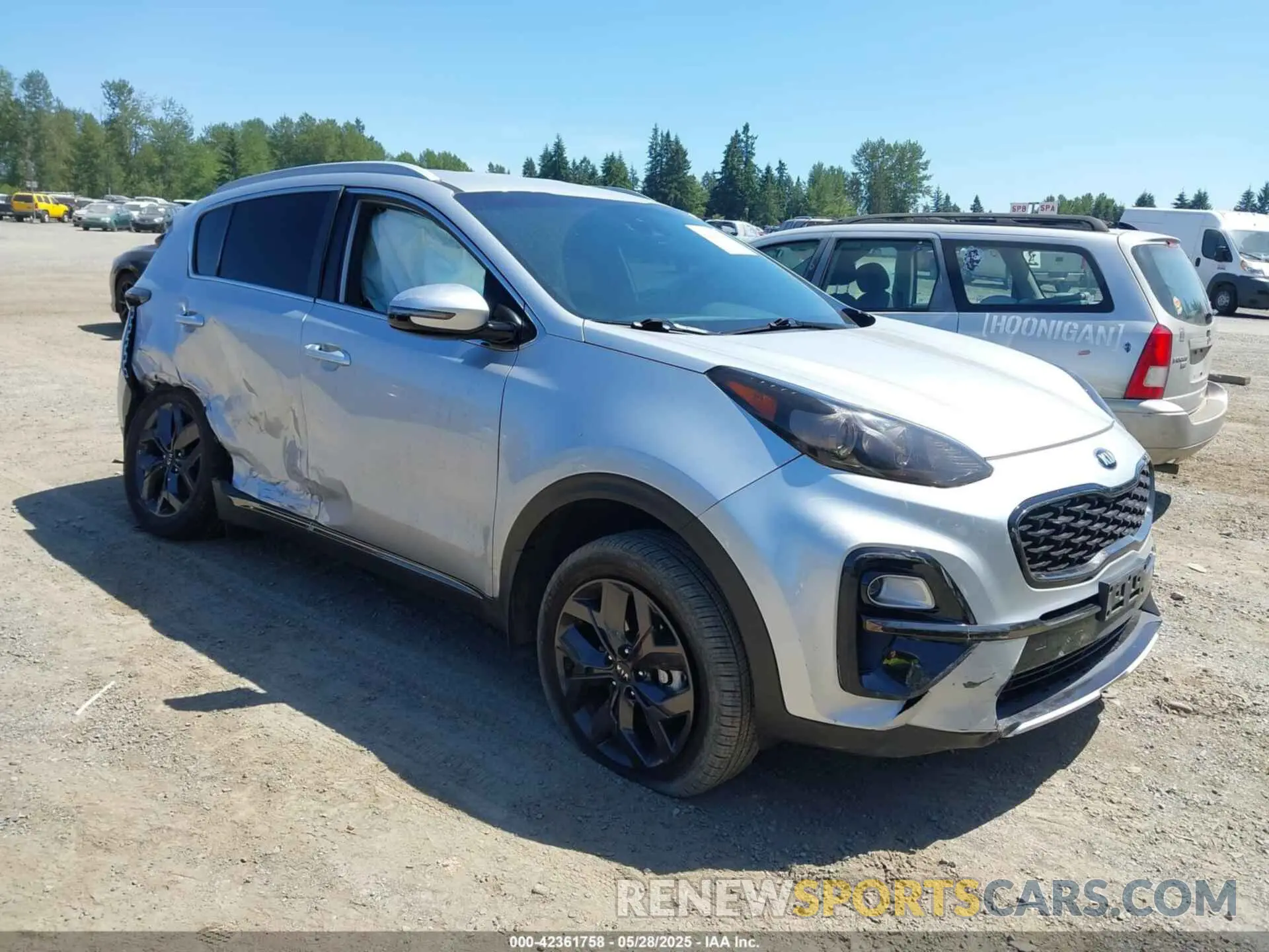 1 Photograph of a damaged car KNDP63AC1L7651768 KIA SPORTAGE 2020