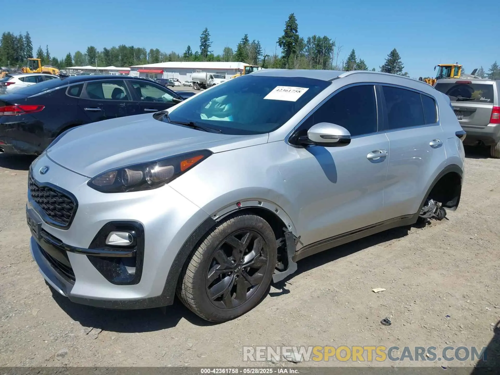 2 Photograph of a damaged car KNDP63AC1L7651768 KIA SPORTAGE 2020