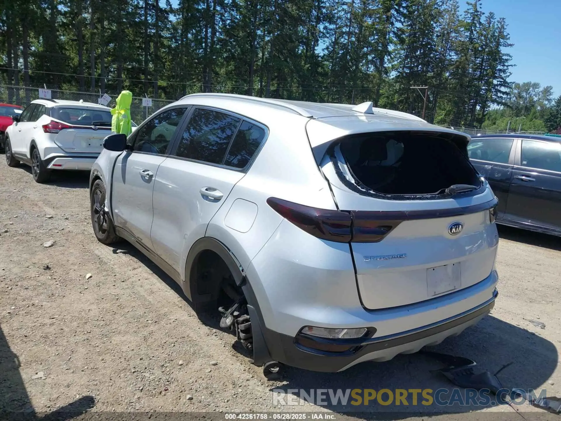 3 Photograph of a damaged car KNDP63AC1L7651768 KIA SPORTAGE 2020