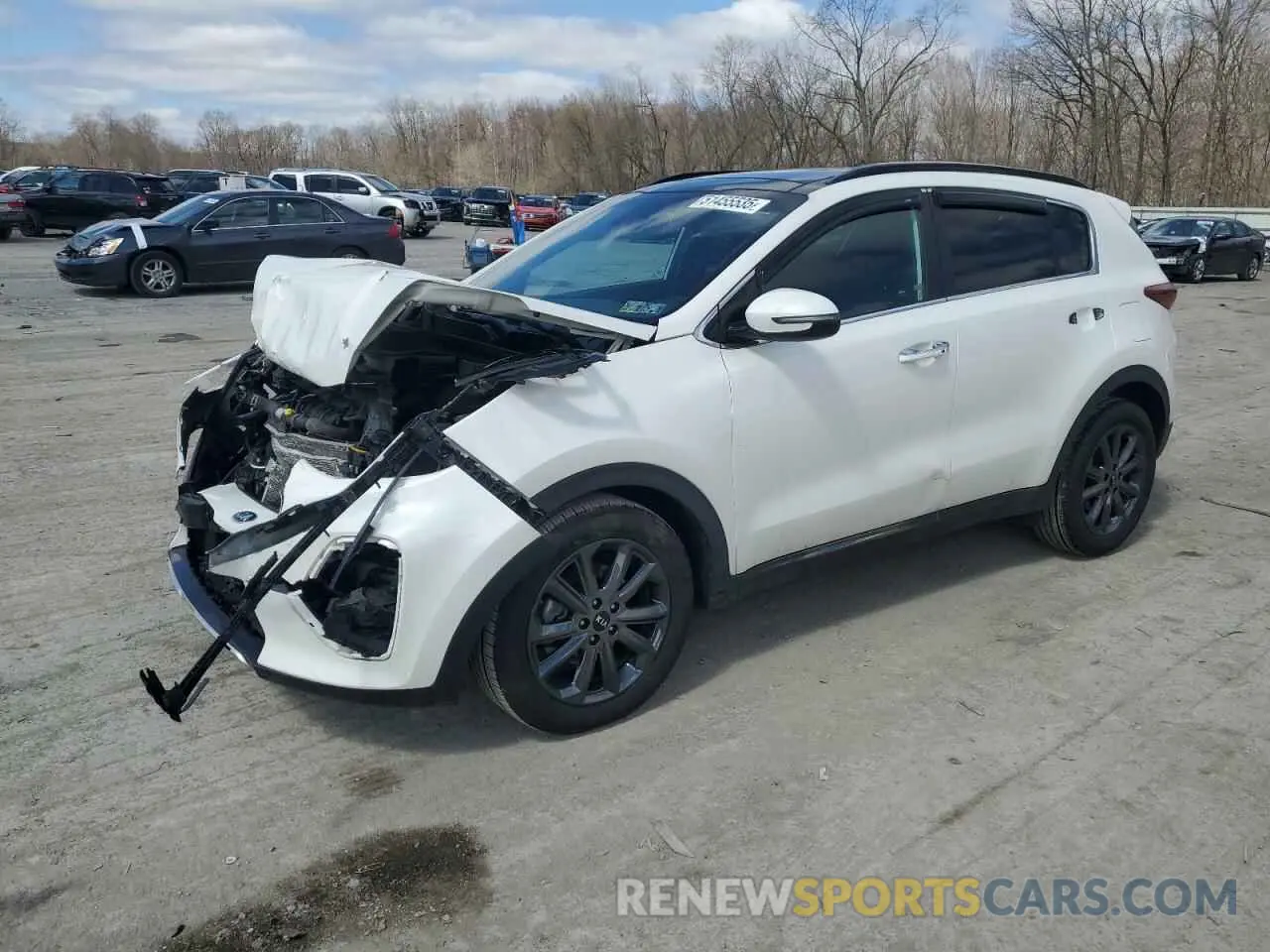 1 Photograph of a damaged car KNDP63AC2L7743407 KIA SPORTAGE 2020