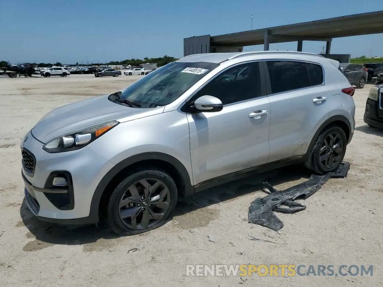 1 Photograph of a damaged car KNDP63AC4L7655989 KIA SPORTAGE 2020
