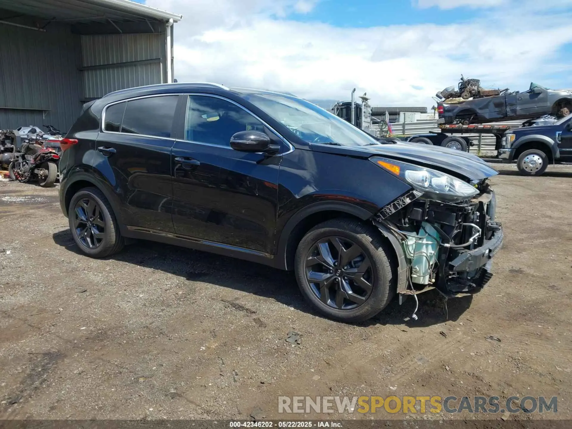 1 Photograph of a damaged car KNDP63AC6L7656657 KIA SPORTAGE 2020
