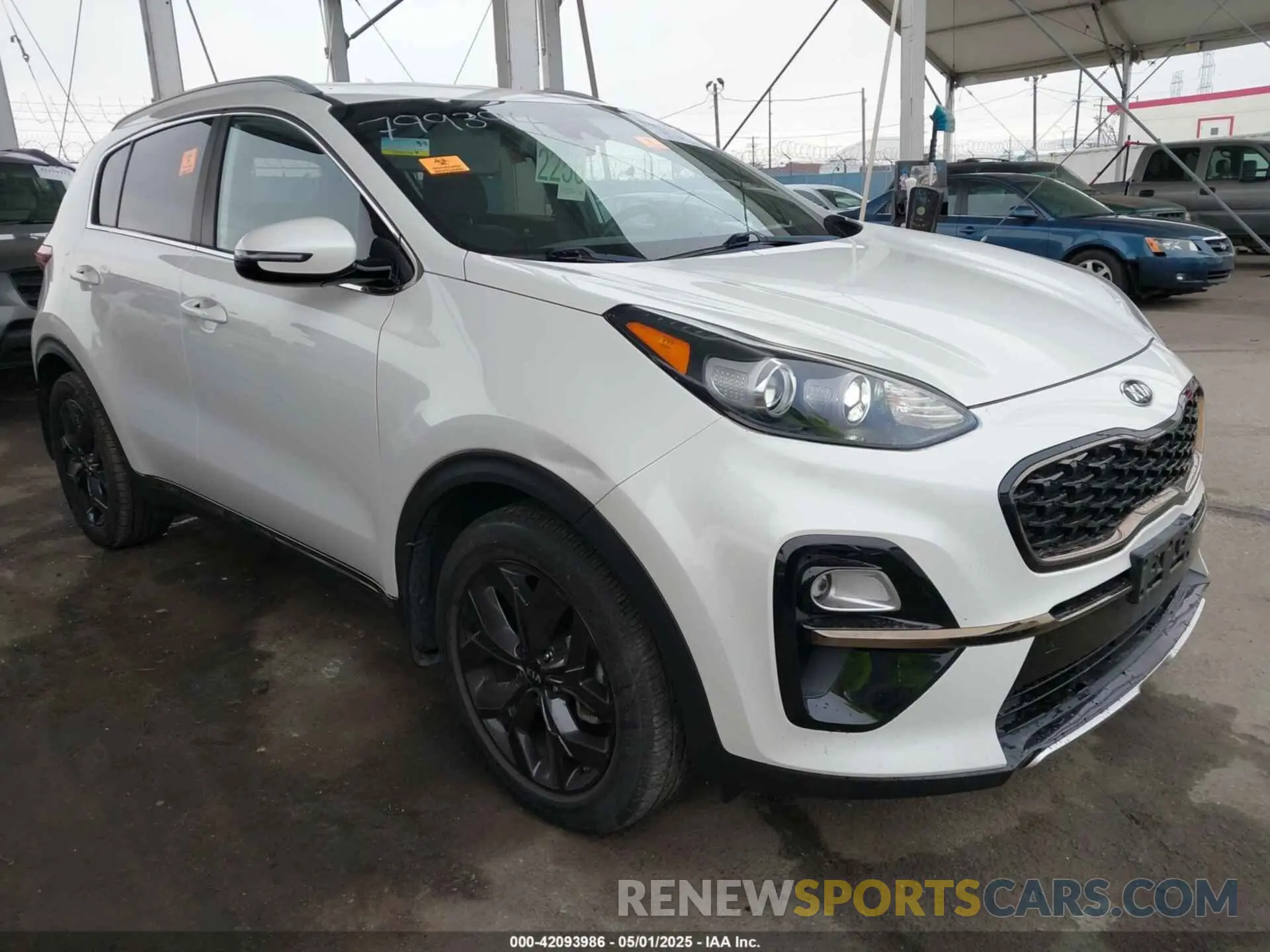 1 Photograph of a damaged car KNDP63AC6L7743538 KIA SPORTAGE 2020