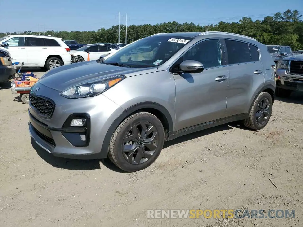 1 Photograph of a damaged car KNDP63AC7L7676321 KIA SPORTAGE 2020
