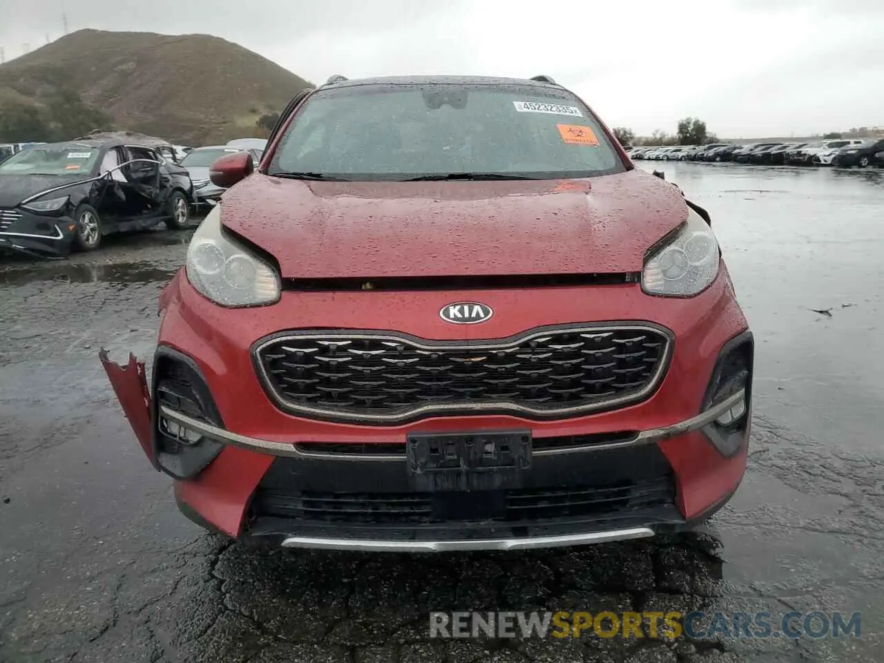 5 Photograph of a damaged car KNDP63AC7L7684743 KIA SPORTAGE 2020