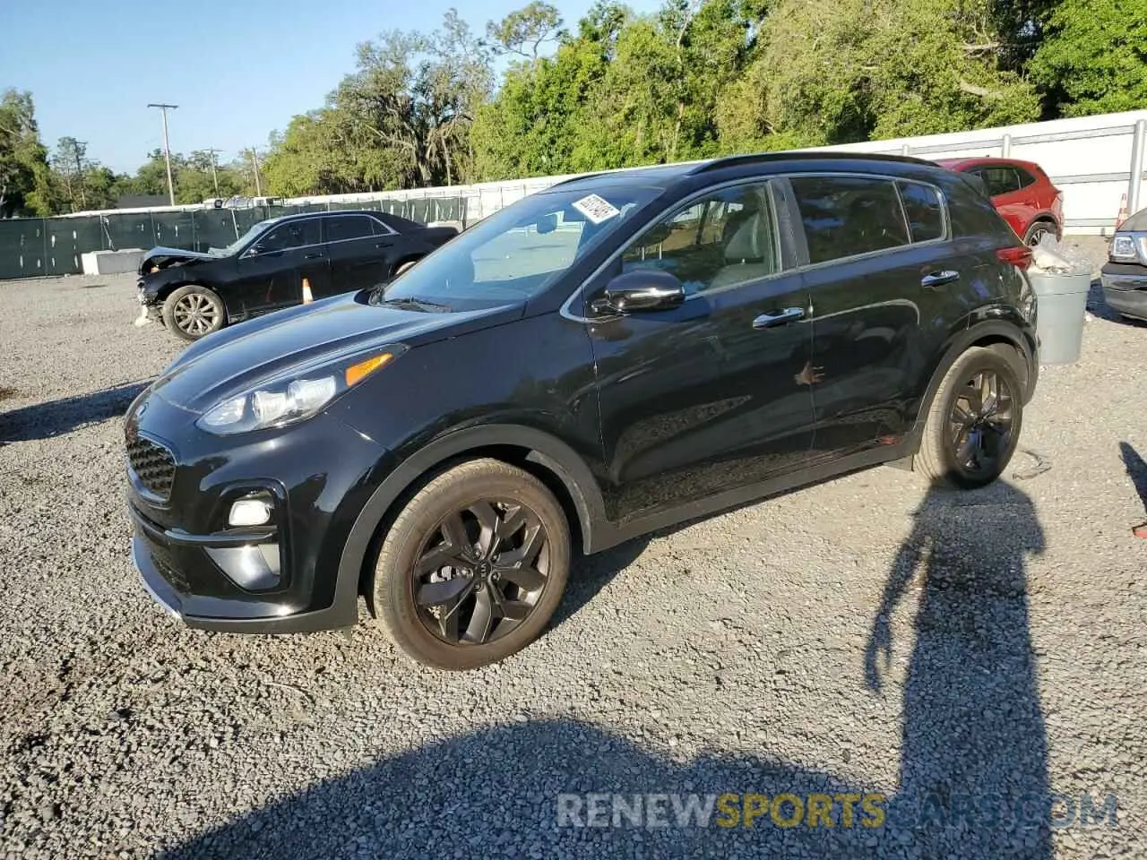 1 Photograph of a damaged car KNDP63AC8L7694293 KIA SPORTAGE 2020