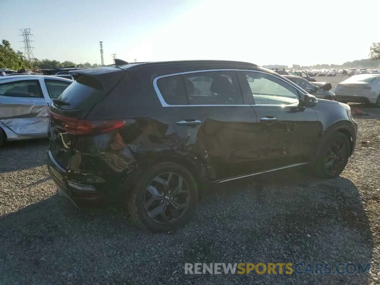3 Photograph of a damaged car KNDP63AC8L7694293 KIA SPORTAGE 2020