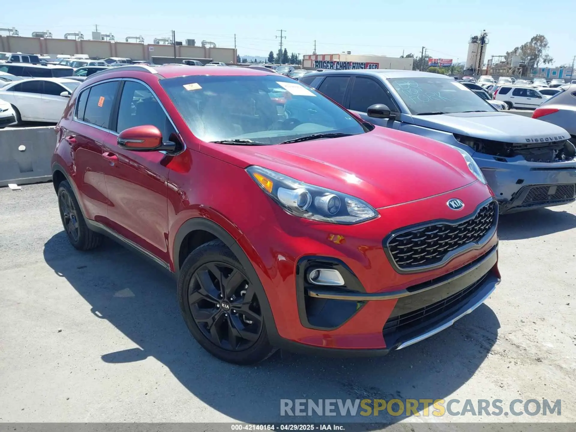 1 Photograph of a damaged car KNDP63AC8L7695573 KIA SPORTAGE 2020