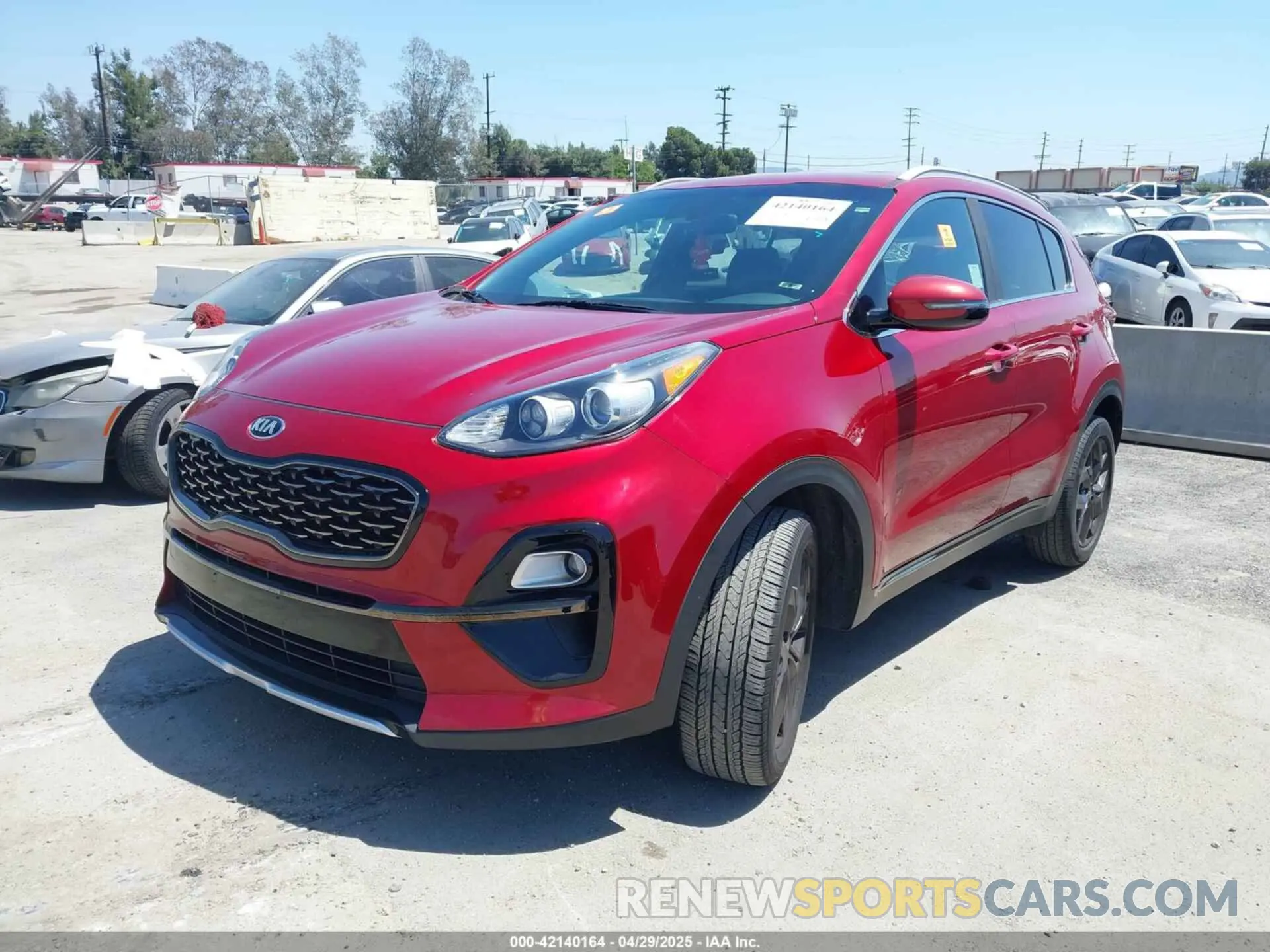 2 Photograph of a damaged car KNDP63AC8L7695573 KIA SPORTAGE 2020