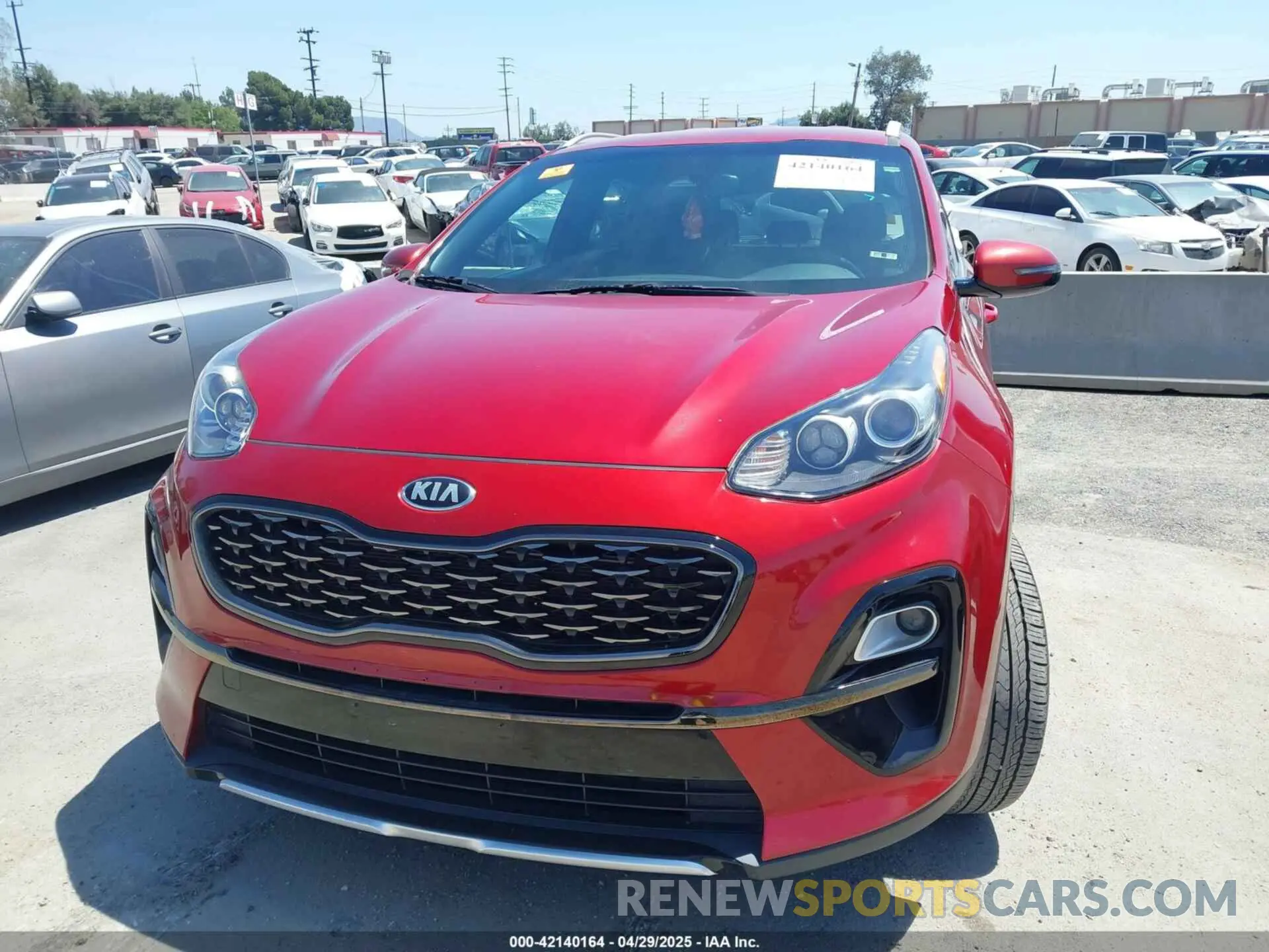 6 Photograph of a damaged car KNDP63AC8L7695573 KIA SPORTAGE 2020