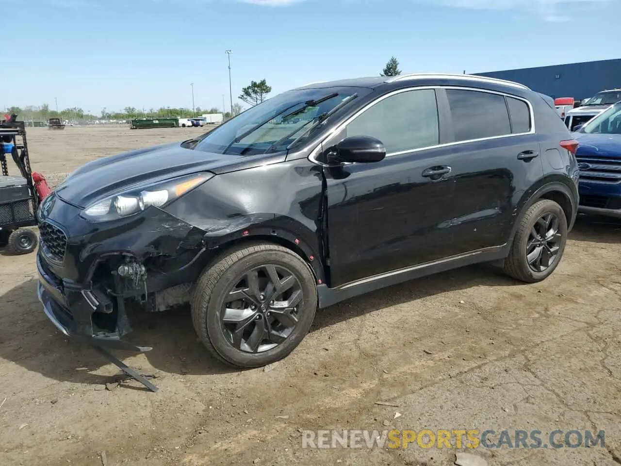 1 Photograph of a damaged car KNDP63ACXL7692965 KIA SPORTAGE 2020