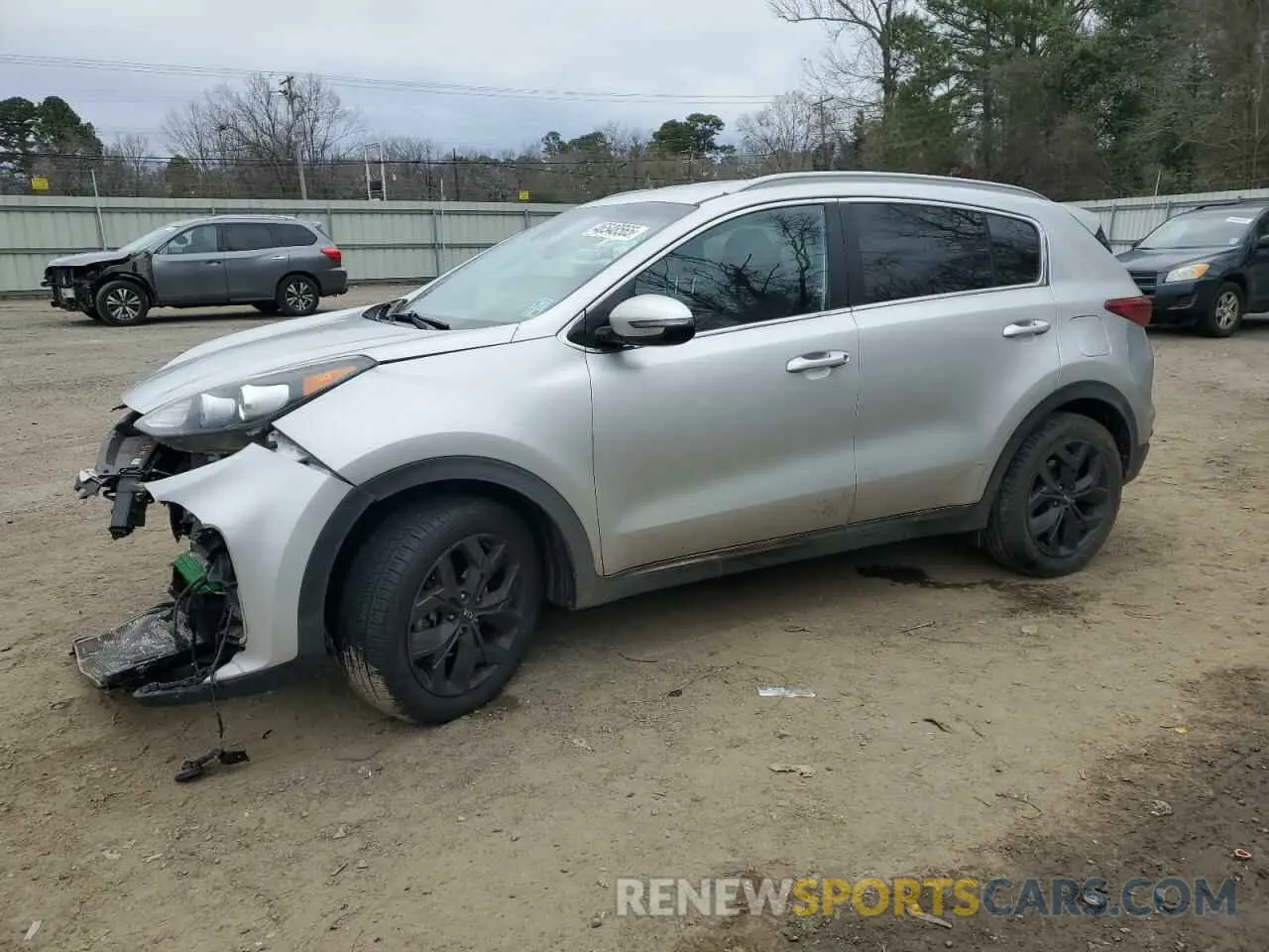 1 Photograph of a damaged car KNDP63ACXL7793066 KIA SPORTAGE 2020