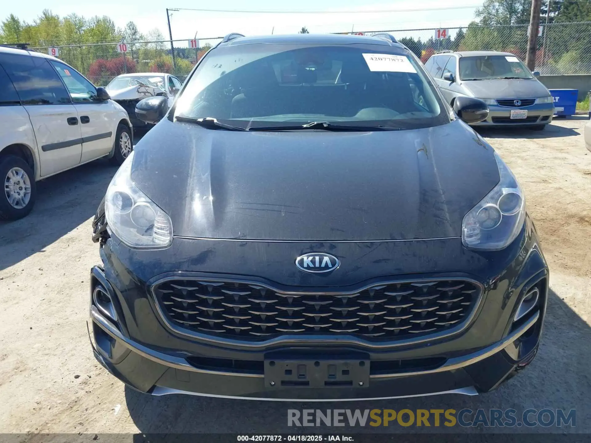 11 Photograph of a damaged car KNDP6CAC0L7723110 KIA SPORTAGE 2020