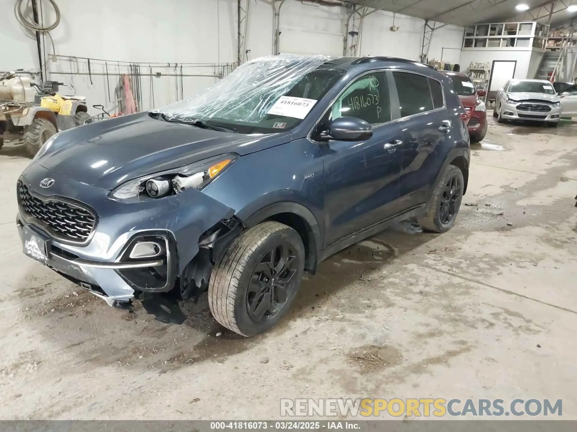 2 Photograph of a damaged car KNDP6CAC1L7689940 KIA SPORTAGE 2020