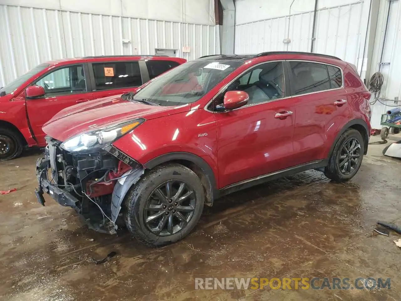 1 Photograph of a damaged car KNDP6CAC1L7697410 KIA SPORTAGE 2020