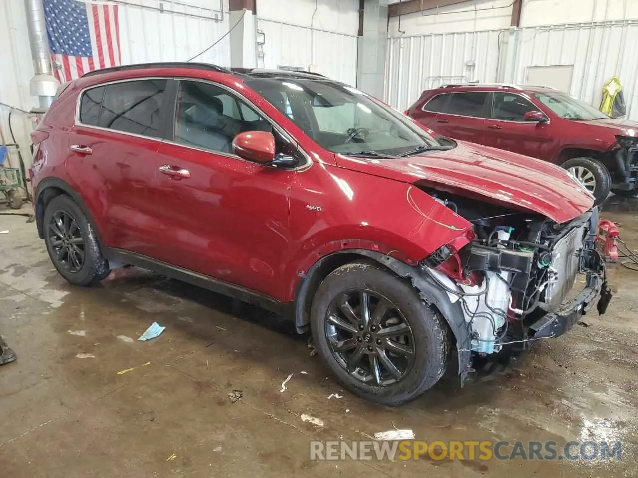 4 Photograph of a damaged car KNDP6CAC1L7697410 KIA SPORTAGE 2020