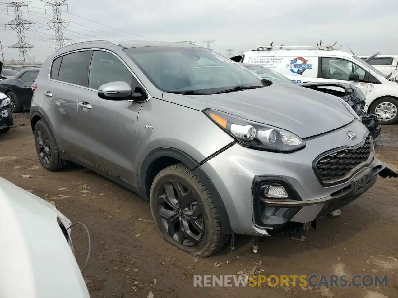 4 Photograph of a damaged car KNDP6CAC2L7657708 KIA SPORTAGE 2020
