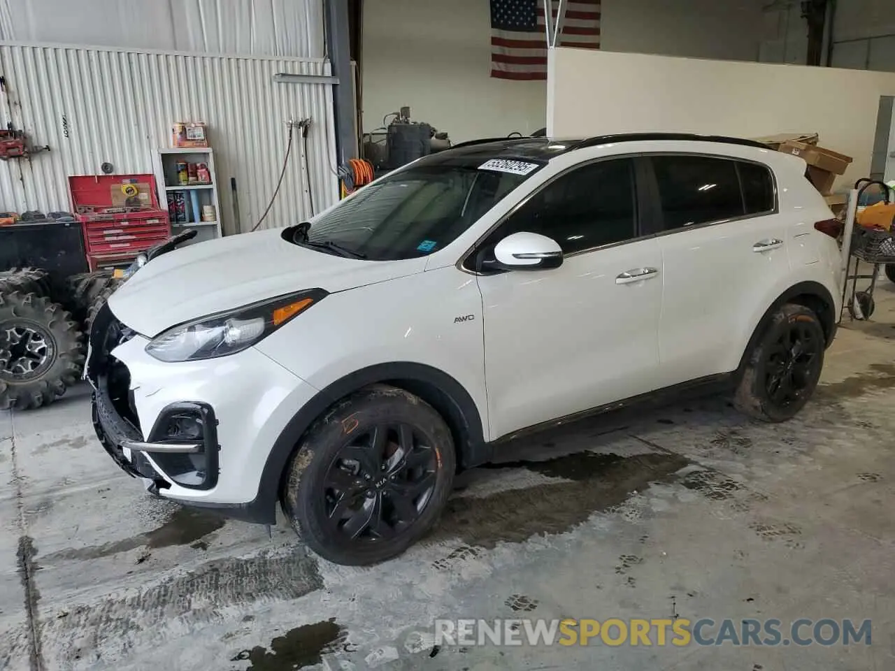 1 Photograph of a damaged car KNDP6CAC2L7789156 KIA SPORTAGE 2020
