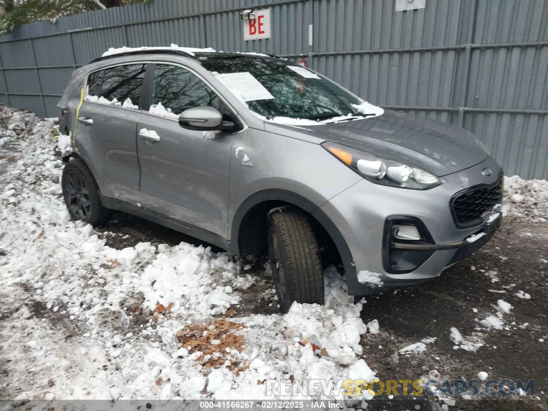 1 Photograph of a damaged car KNDP6CAC3L7634115 KIA SPORTAGE 2020