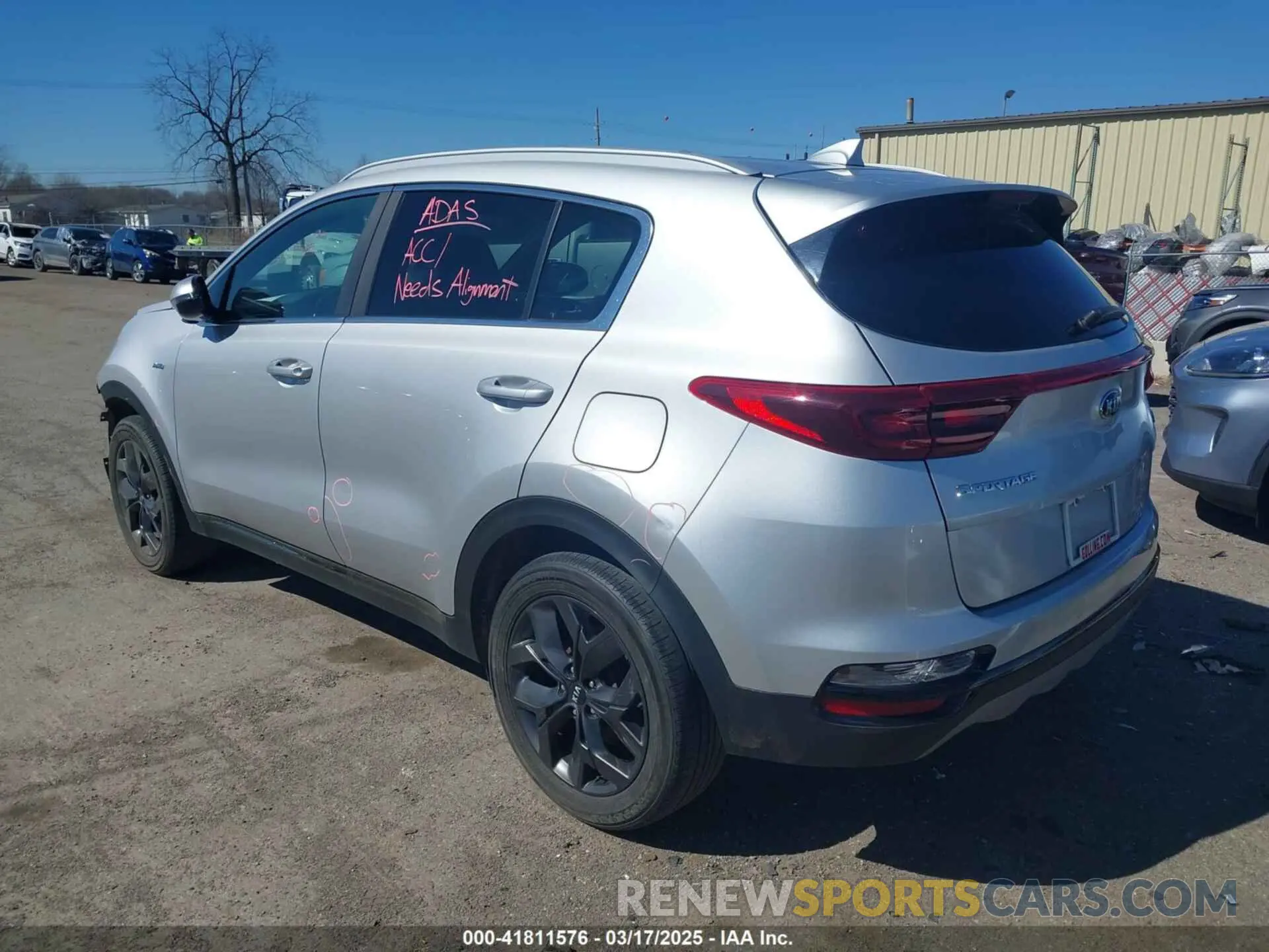 3 Photograph of a damaged car KNDP6CAC3L7656714 KIA SPORTAGE 2020